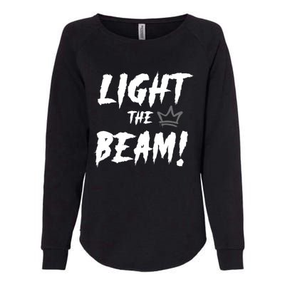 Light The Beam Sacramento Basketball Womens California Wash Sweatshirt