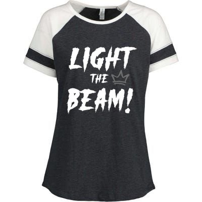 Light The Beam Sacramento Basketball Enza Ladies Jersey Colorblock Tee