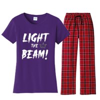 Light The Beam Sacramento Basketball Women's Flannel Pajama Set