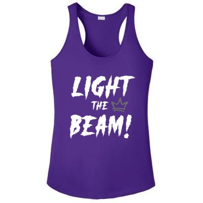 Light The Beam Sacramento Basketball Ladies PosiCharge Competitor Racerback Tank