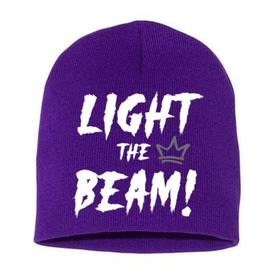 Light The Beam Sacramento Basketball Short Acrylic Beanie