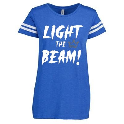 Light The Beam Sacramento Basketball Enza Ladies Jersey Football T-Shirt