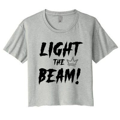 Light The Beam Sacramento Basketball Women's Crop Top Tee