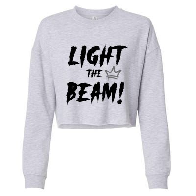 Light The Beam Sacramento Basketball Cropped Pullover Crew