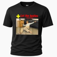 Let The Bodies Hit The Floor Funny Old Lady Sarcastic Meme Cooling Performance Crew T-Shirt