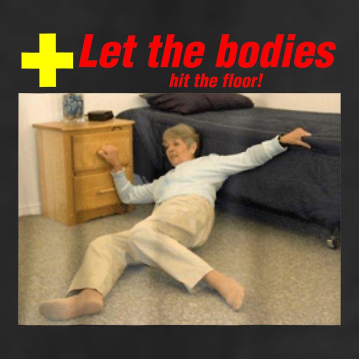 Let The Bodies Hit The Floor Funny Old Lady Sarcastic Meme Adult Drive Performance Visor