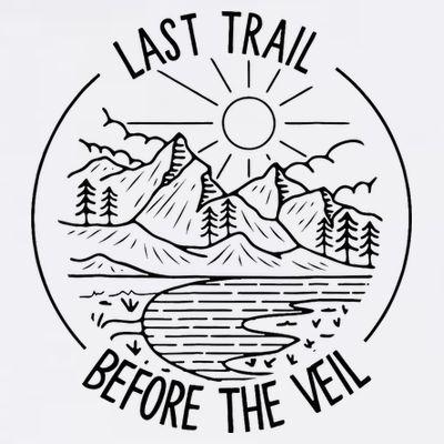 Last Trail Before The Veil Bachelorette Bridesmaid Hiking T-Shirt
