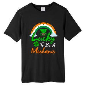 Lucky To Be A Mechanic St Patrick's Day Gift Tall Fusion ChromaSoft Performance T-Shirt