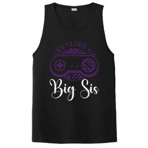 Leveling To Big Sis Big Sis Little Bro Designs Cute Gift PosiCharge Competitor Tank