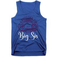 Leveling To Big Sis Big Sis Little Bro Designs Cute Gift Tank Top