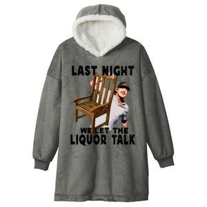 Leave Them Broadway Chairs Alone. Hooded Wearable Blanket