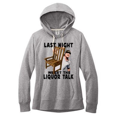 Leave Them Broadway Chairs Alone. Women's Fleece Hoodie