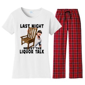 Leave Them Broadway Chairs Alone. Women's Flannel Pajama Set