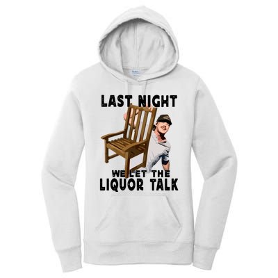 Leave Them Broadway Chairs Alone. Women's Pullover Hoodie