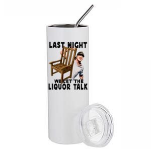 Leave Them Broadway Chairs Alone. Stainless Steel Tumbler