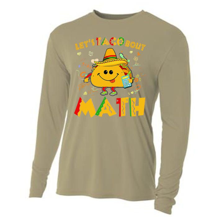 Lets Taco Bout Math Cinco De Mayo Math Teacher Cooling Performance Long Sleeve Crew