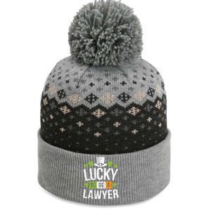 Lucky To Be A Lawyer Funny Gift St Patricks Day Gifgreat Gift The Baniff Cuffed Pom Beanie