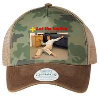 Let The Bodies Hit The Floor Funny Meme Legacy Tie Dye Trucker Hat