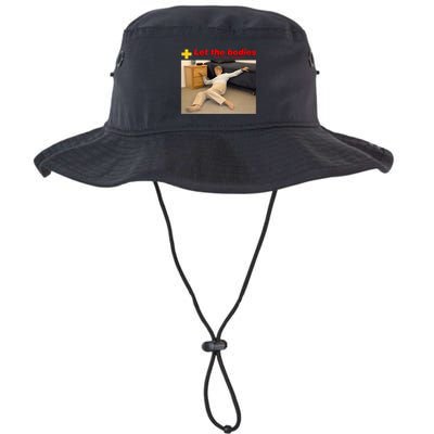 Let The Bodies Hit The Floor Funny Meme Bucket Hat