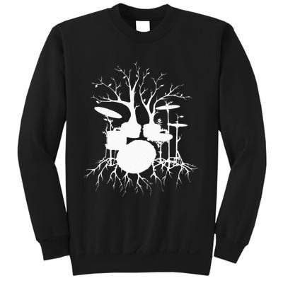 Live The Beat Drum Drummer Gift For Musician Sweatshirt