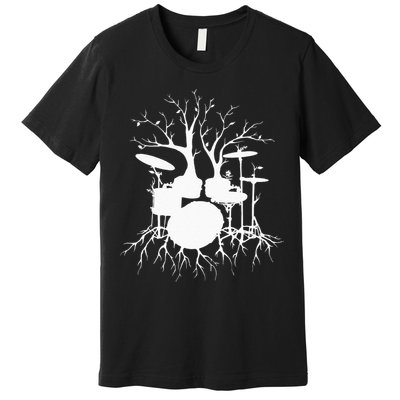 Live The Beat Drum Drummer Gift For Musician Premium T-Shirt