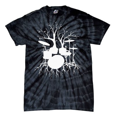 Live The Beat Drum Drummer Gift For Musician Tie-Dye T-Shirt