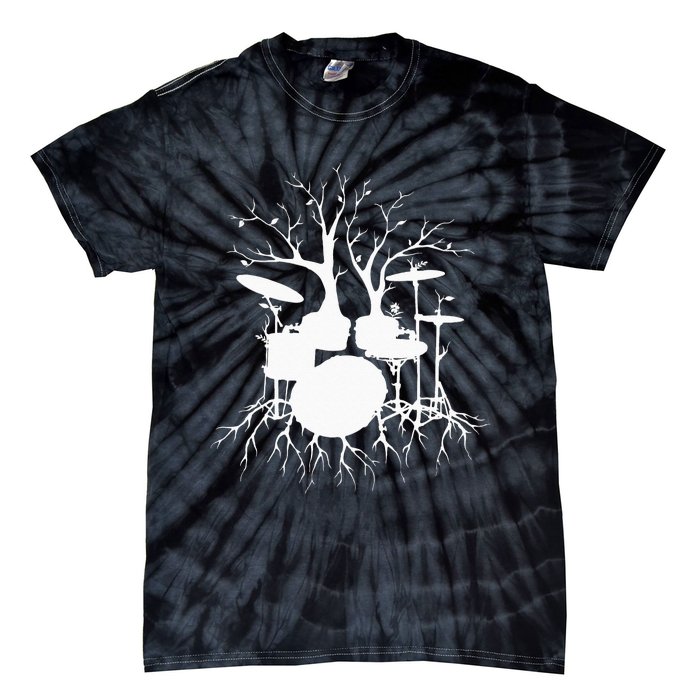 Live The Beat Drum Drummer Gift For Musician Tie-Dye T-Shirt