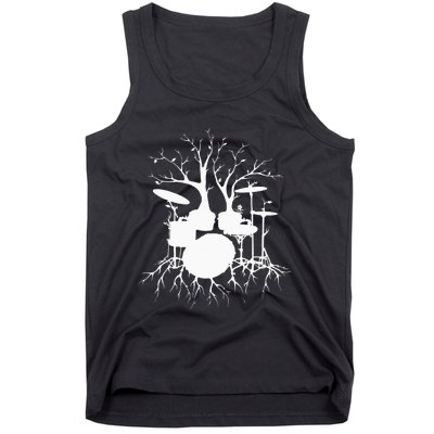 Live The Beat Drum Drummer Gift For Musician Tank Top