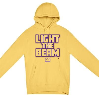 Light The Beam Sacramento Basketball Premium Pullover Hoodie