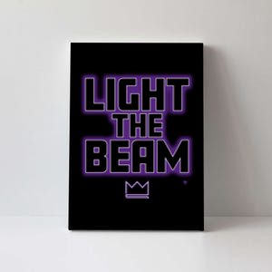 Light The Beam Sacramento Basketball Canvas