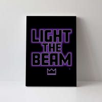 Light The Beam Sacramento Basketball Canvas