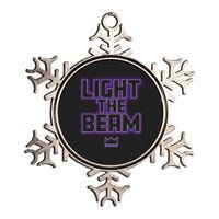 Light The Beam Sacramento Basketball Metallic Star Ornament