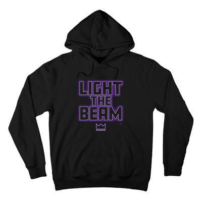 Light The Beam Sacramento Basketball Tall Hoodie