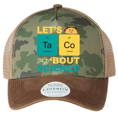Let's Taco 'Bout Science Funny Legacy Tie Dye Trucker Hat