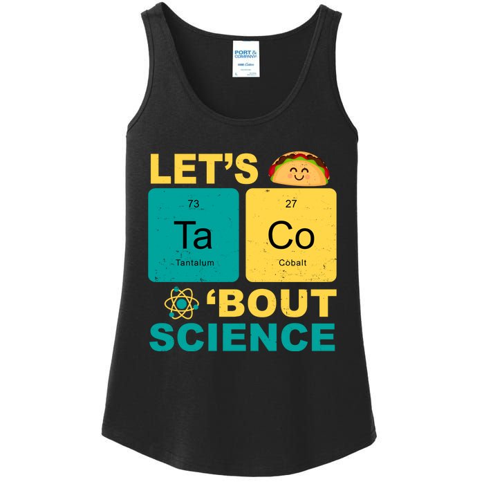 Let's Taco 'Bout Science Funny Ladies Essential Tank