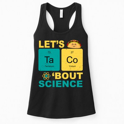 Let's Taco 'Bout Science Funny Womens Tank Top