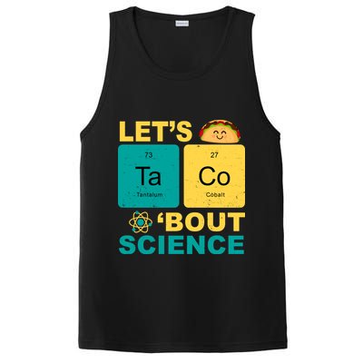 Let's Taco 'Bout Science Funny PosiCharge Competitor Tank