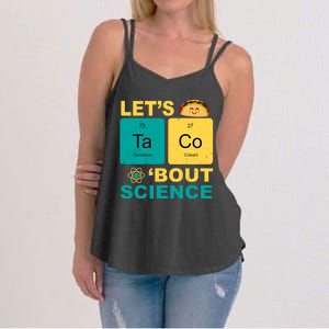 Let's Taco 'Bout Science Funny Women's Strappy Tank