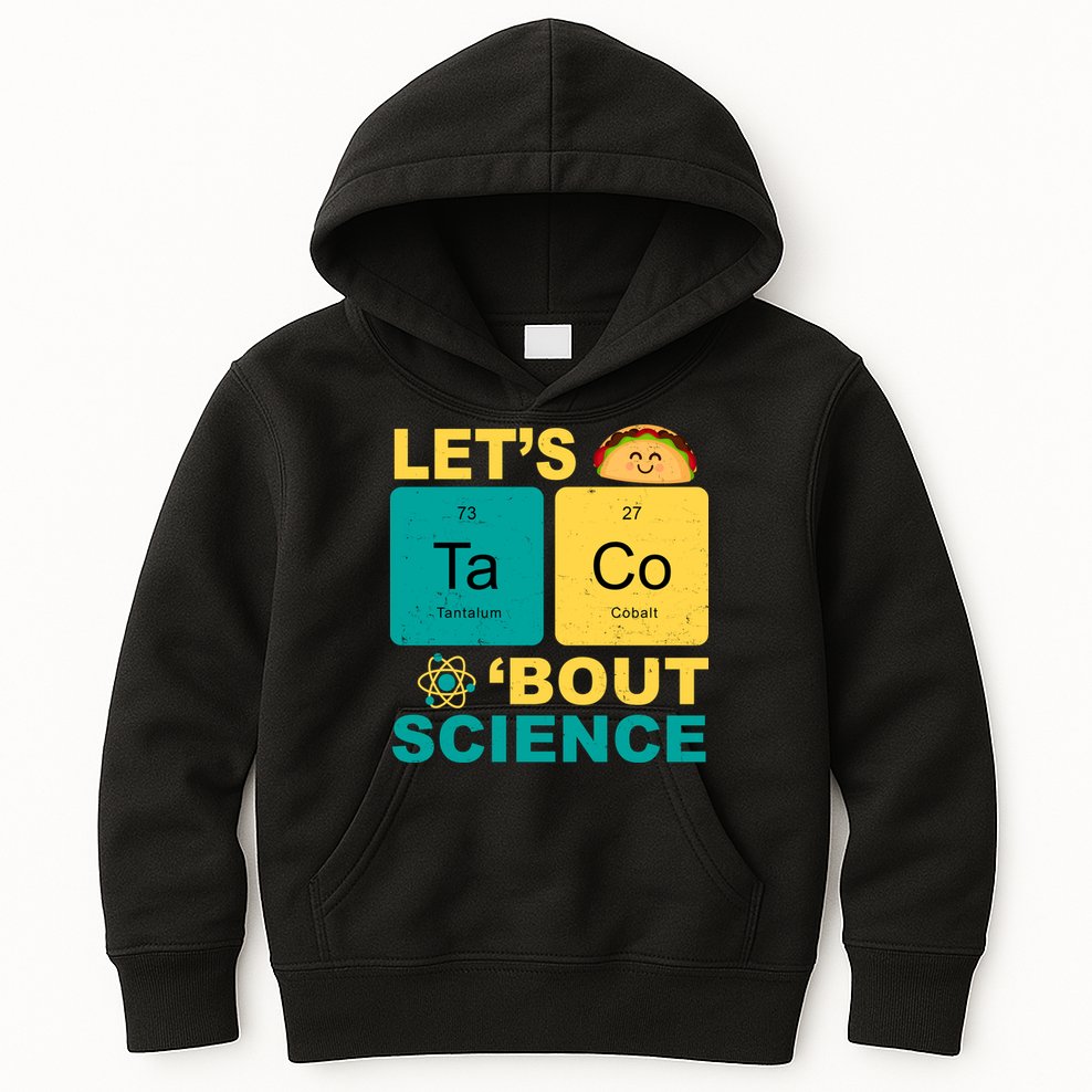 Let's Taco 'Bout Science Funny Kids Hoodie