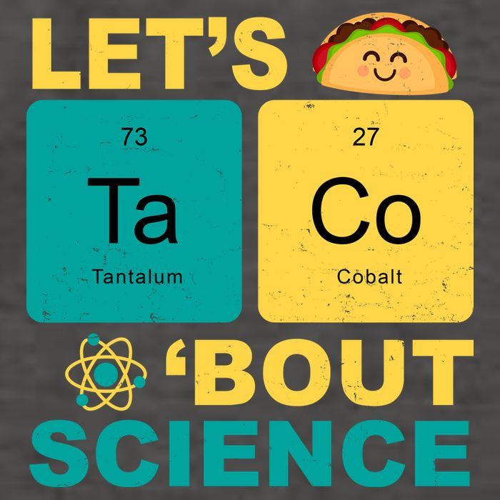 Let's Taco 'Bout Science Funny Vector Backpack