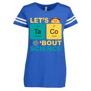 Let's Taco 'Bout Science Funny Enza Ladies Jersey Football T-Shirt