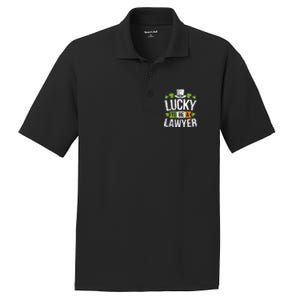 Lucky To Be A Lawyer Gift St Patricks Day Gifcool Gift PosiCharge RacerMesh Polo