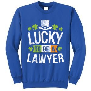 Lucky To Be A Lawyer Gift St Patricks Day Gifcool Gift Sweatshirt