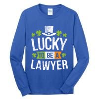 Lucky To Be A Lawyer Gift St Patricks Day Gifcool Gift Tall Long Sleeve T-Shirt