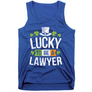 Lucky To Be A Lawyer Gift St Patricks Day Gifcool Gift Tank Top