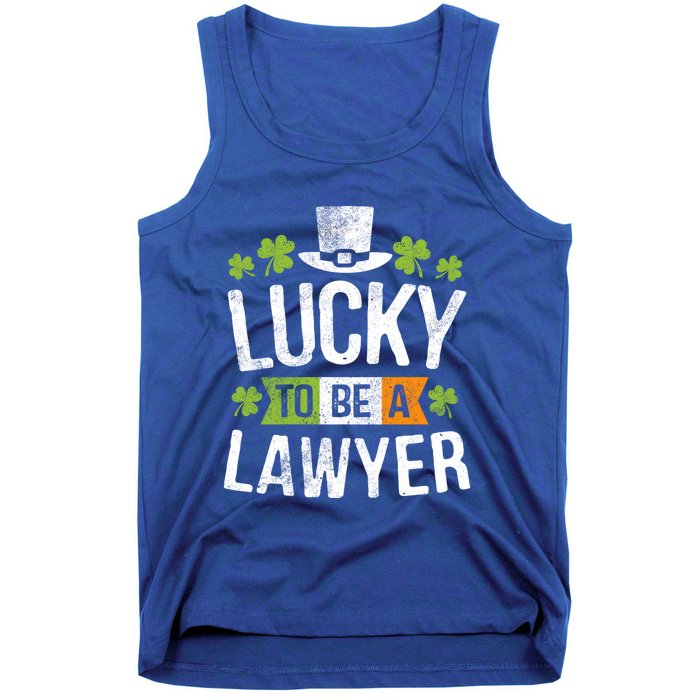 Lucky To Be A Lawyer Gift St Patricks Day Gifcool Gift Tank Top