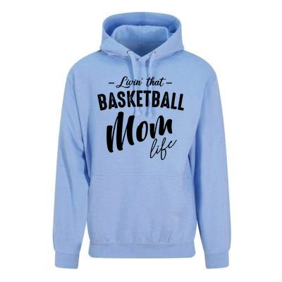 Livin' That Basketball Mom Life Softball Coach Player Lover Cool Gift Unisex Surf Hoodie