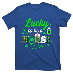 Lucky To Be A Nurse Irish Lucky Nurse St Patrick's Day Gift T-Shirt