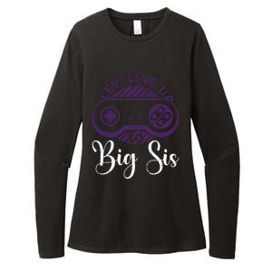 Leveling To Big Sis Big Sis Little Bro Designs Gift Womens CVC Long Sleeve Shirt