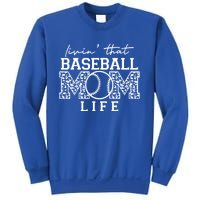 Livin That Baseball Mom Life Leopard Happy Mothers Day Cool Gift Sweatshirt